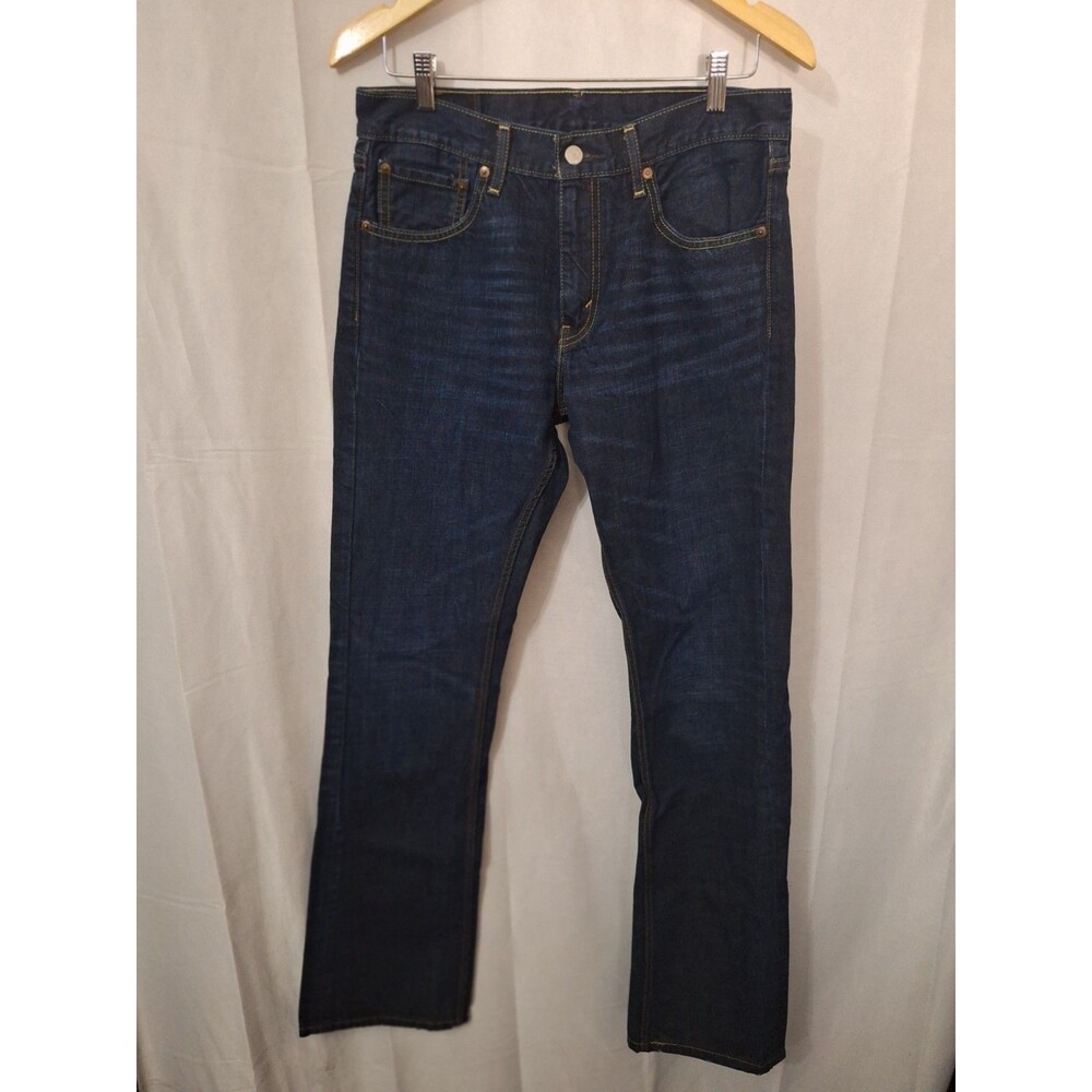 Levi's 527 Slim Bootcut Fit Men's Jeans Sz 32x34 Dark Wash Cowboy Rodeo Western